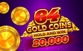 64 Gold Coins Hold and Win 20,000